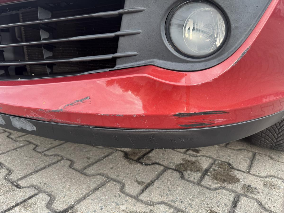 Renault Clio 3 original Sto&szlig;stange Stossf&auml;nger vorn TEB76 red of fire Bj.2005